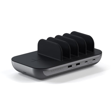 satechi dock5 multi-device charging station with wireless charging